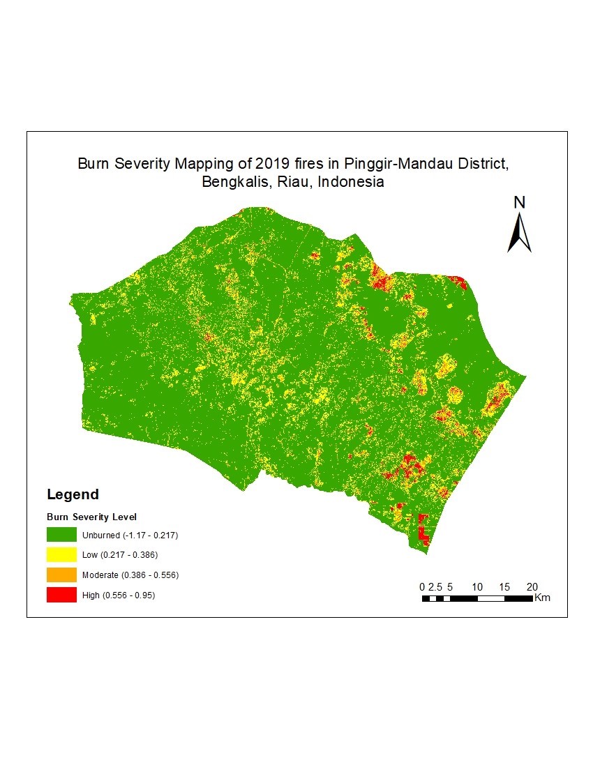 Forest fire; NBRI; dNBR; burn severity; spectral indices; Landsat